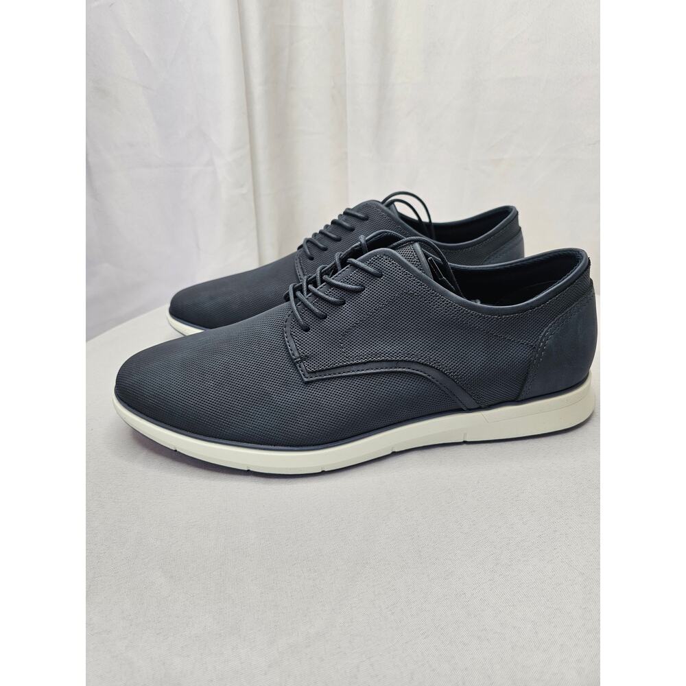 Alfani Men's Dalton Textured Faux-Leather Blue Size 13M NWT - Picture 3 of 8